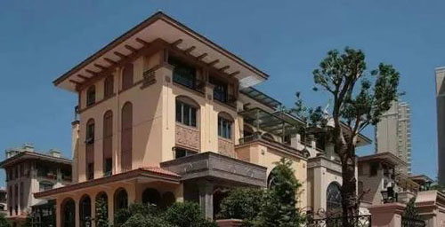 在農村小別墅用真石漆裝修外墻，效果圖美絕了